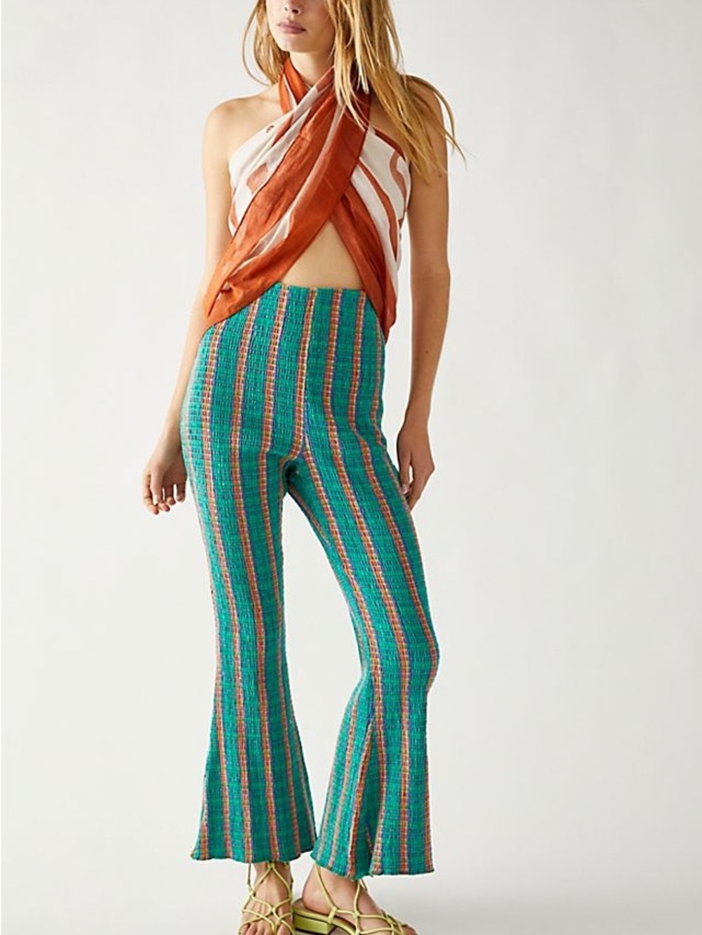 Free People Fine Line Slim Pants Size M
